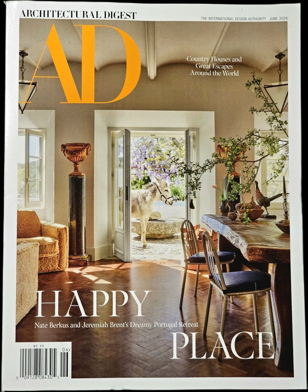 ARCHITECTURAL DIGEST Magazine June 2026 Happy Place Issue